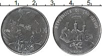 Продать Монеты Сан-Марино 100 лир 1986 Медно-никель