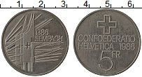 Продать Монеты Швейцария 5 франков 1986 Медно-никель