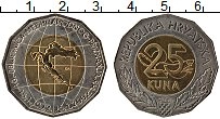 Продать Монеты Хорватия 25 кун 2002 Биметалл