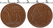 Продать Монеты Норвегия 5 эре 1972 Медь