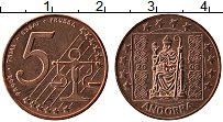 Продать Монеты Андорра 5 евроцентов 2003 Медь