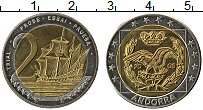 Продать Монеты Андорра 2 евро 2003 Биметалл