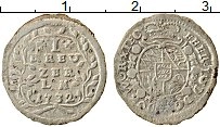 Продать Монеты Вюртемберг 1 крейцер 1732 Серебро
