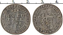 Продать Монеты Гессен-Дармштадт 10 крейцеров 1728 Серебро