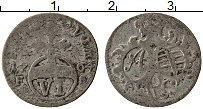 Продать Монеты Саксен-Веймар-Эйзенах 6 пфеннигов 1764 