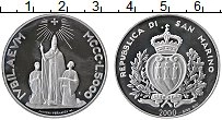 Продать Монеты Сан-Марино 5000 лир 2000 Серебро