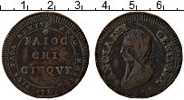 Продать Монеты Ватикан 5 байоччи 1798 Медь