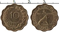 Продать Монеты Парагвай 10 сентим 1953 Медь