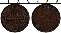 Продать Монеты Австралия 1 пенни 1921 Медь