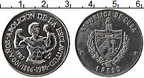 Продать Монеты Куба 1 песо 1987 Медно-никель