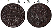 Продать Монеты 1730 – 1740 Анна Иоанновна 1 деньга 1733 Медь