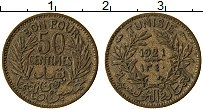 Продать Монеты Тунис 50 сантим 1921 
