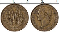 Продать Монеты Западная Африка 5 франков 1956 