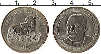 Продать Монеты Танзания 200 шиллингов 1998 Латунь