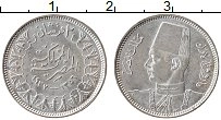 Продать Монеты Египет 2 пиастра 1937 Серебро
