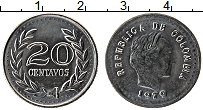 Продать Монеты Колумбия 20 сентаво 1971 Сталь покрытая никелем