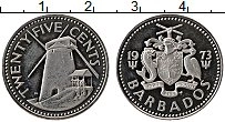 Продать Монеты Барбадос 25 центов 1975 Медно-никель