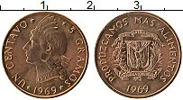 Продать Монеты Доминиканская республика 1 сентаво 1969 Бронза
