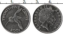 Продать Монеты Бермудские острова 25 центов 2000 Медно-никель