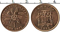 Продать Монеты Ямайка 1 цент 1971 Медь