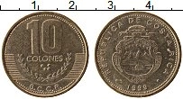 Продать Монеты Коста-Рика 10 колон 1999 Латунь