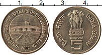 Продать Монеты Индия 5 рупий 2009 Латунь