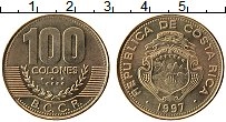 Продать Монеты Коста-Рика 100 колон 1999 Латунь