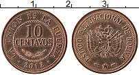 Продать Монеты Боливия 10 сентаво 2006 Медь