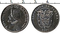 Продать Монеты Панама 1/4 бальбоа 2001 Медно-никель