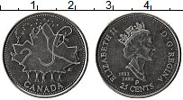 Продать Монеты Канада 25 центов 2002 Медно-никель