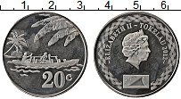 Продать Монеты Токелау 20 центов 2012 Медно-никель