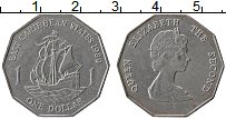 Продать Монеты Карибы 1 доллар 1991 Медно-никель