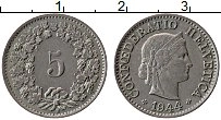 Продать Монеты Швейцария 5 рапп 1944 Медно-никель