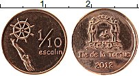 Продать Монеты Остров Тортуга 1 полтинник 2012 Бронза