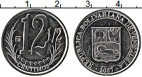 Продать Монеты Венесуэла 12 1/2 сентимо 2007 Медно-никель
