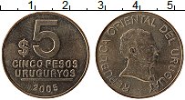Продать Монеты Уругвай 5 песо 2005 Бронза