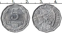 Продать Монеты Чили 5 сентаво 1976 Алюминий