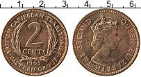 Продать Монеты Карибы 2 цента 1965 Медь