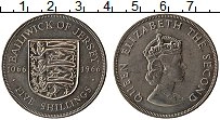 Продать Монеты Остров Джерси 5 шиллингов 1966 Медно-никель