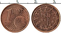 Продать Монеты Португалия 1 евроцент 2002 сталь с медным покрытием