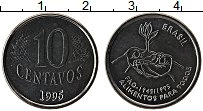 Продать Монеты Бразилия 10 сентаво 1995 Сталь