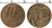 Продать Монеты Бразилия 10 сентаво 2008 Латунь