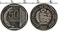 Продать Монеты Перу 50 сентим 2006 Медно-никель