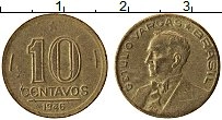 Продать Монеты Бразилия 10 сентаво 1946 Бронза