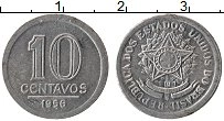 Продать Монеты Бразилия 10 сентаво 1956 Алюминий