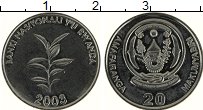 Продать Монеты Руанда 20 франков 2003 Сталь покрытая никелем