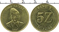 Продать Монеты Заир 5 заир 1987 Латунь