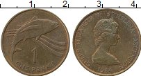 Продать Монеты Аскенсион 1 пенни 1984 Медь