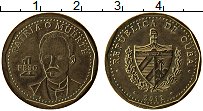 Продать Монеты Куба 1 песо 2012 сталь покрытая латунью