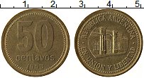 Продать Монеты Аргентина 50 сентаво 1992 Латунь
